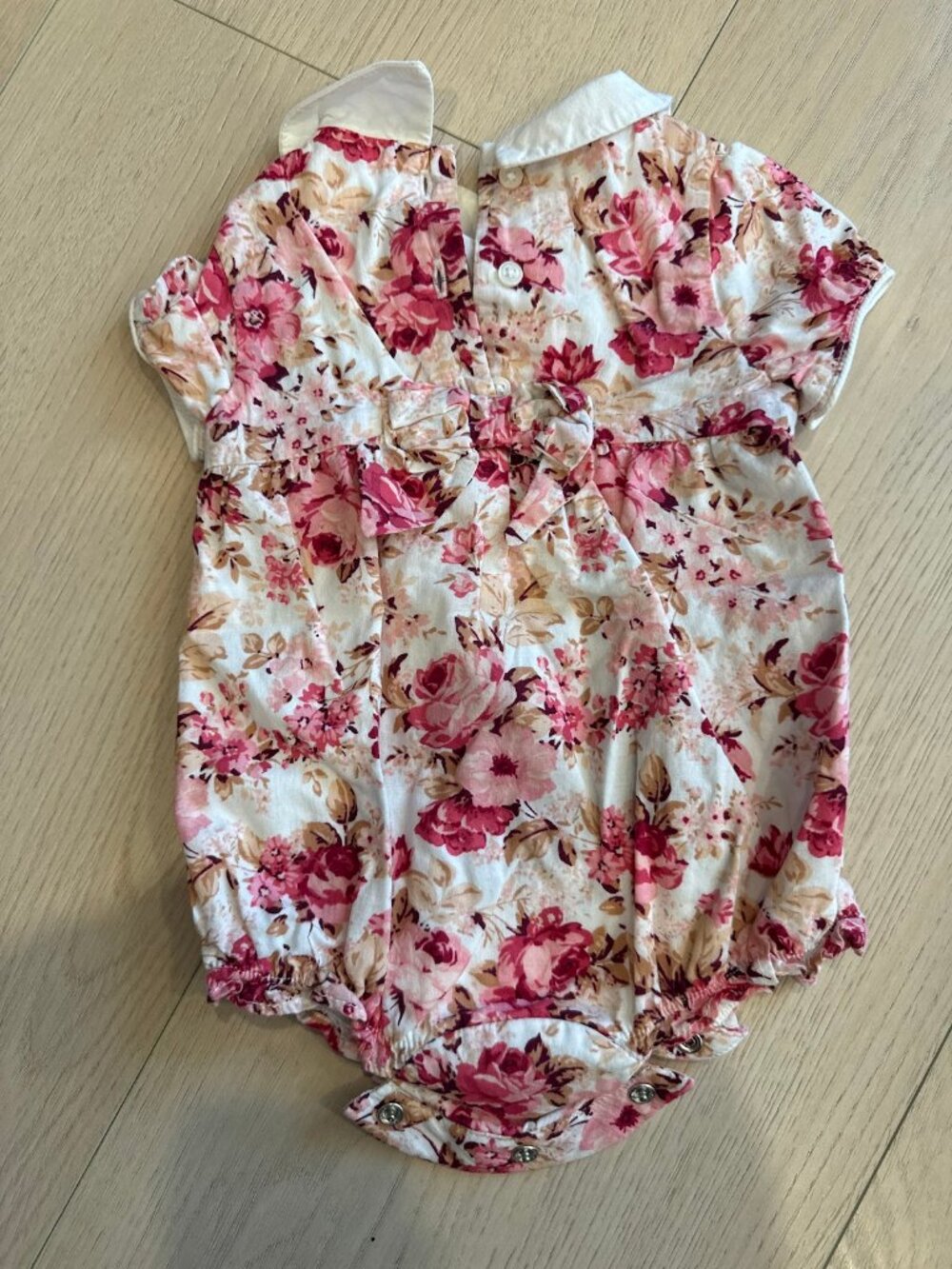 Janie and Jack One Piece 0-3M Floral - Picture 3 of 5